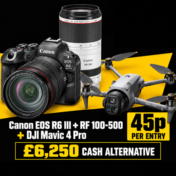 Canon EOS R6 III + RF 100-500 & DJI Mavic 4 Pro